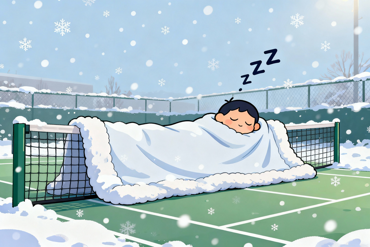 TC Micheldorf im Winterschlaf