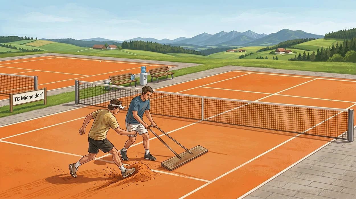 Die Plätze sind offen – bitte sorgsam behandeln!